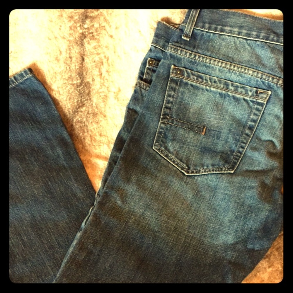 Calvin Klein Men’s Bootcut Blue Jeans